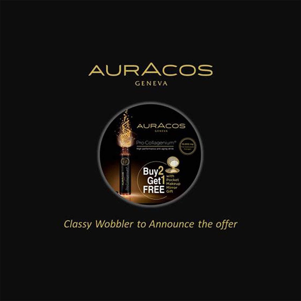 Auracos Geneva Pro Collagenium 25ml Oral Anti-Aging Solution 14's 2+1 PROMO PACK