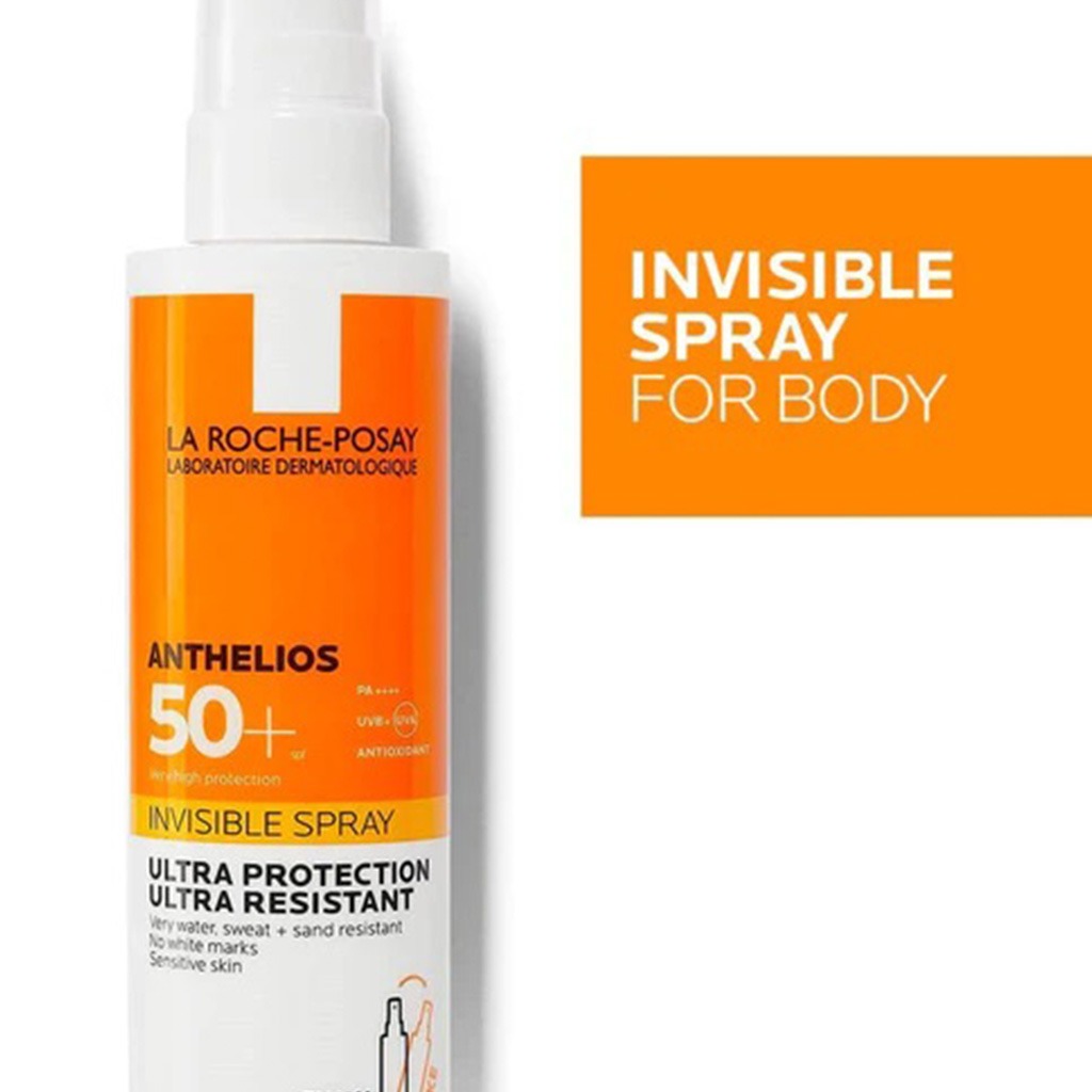 La Roche-Posay Anthelios SPF50+ Invisible Sunscreen Body Spray 200ml
