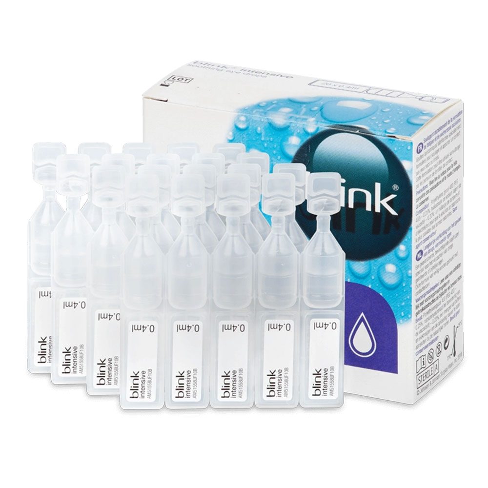 Blink Intensive Soothing Single Dose Unit Eye Drops 0.4 mL 20's