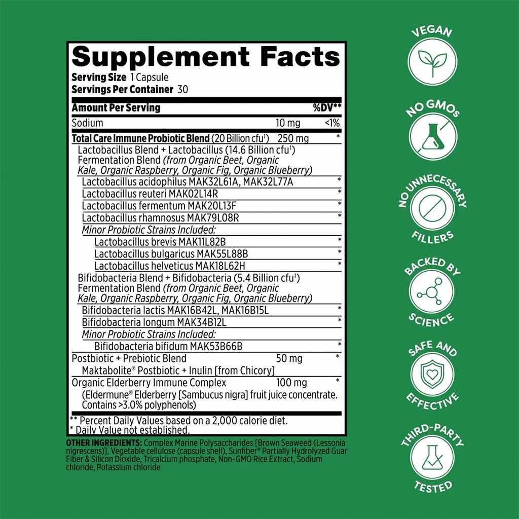 Probulin Total Care Immune Probiotic Capsules 30's