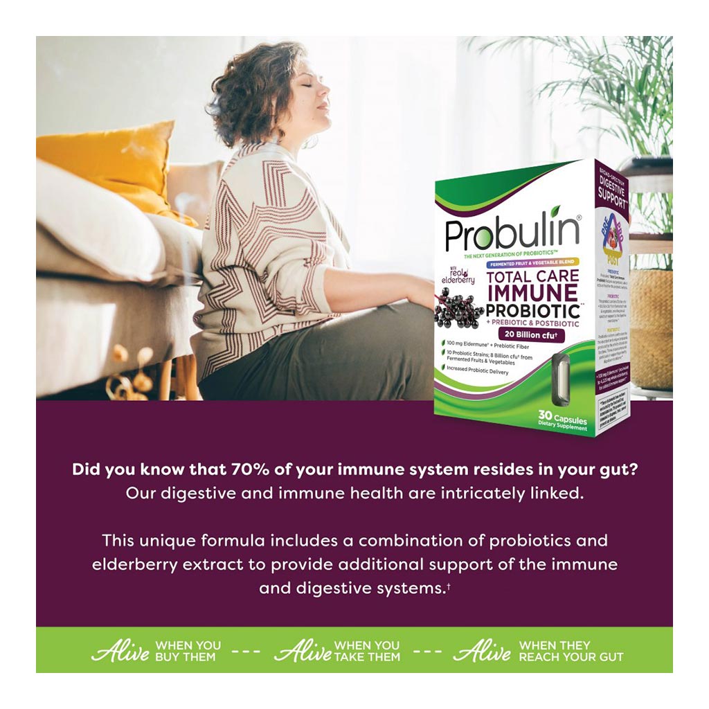 Probulin Total Care Immune Probiotic Capsules 30's