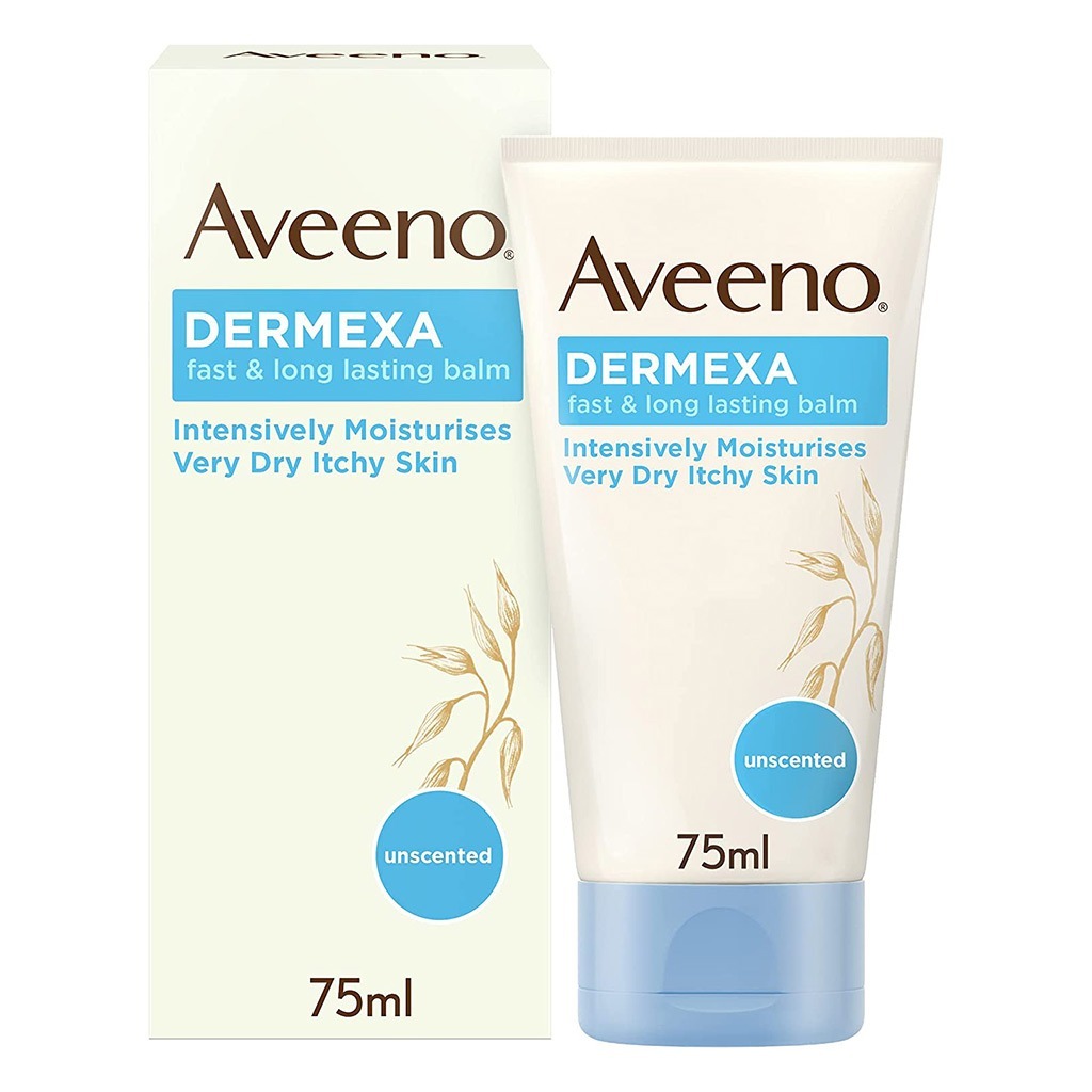Aveeno Dermexa Fast & Long-lasting Moisturizing Balm For very dry itchy skin 75 mL