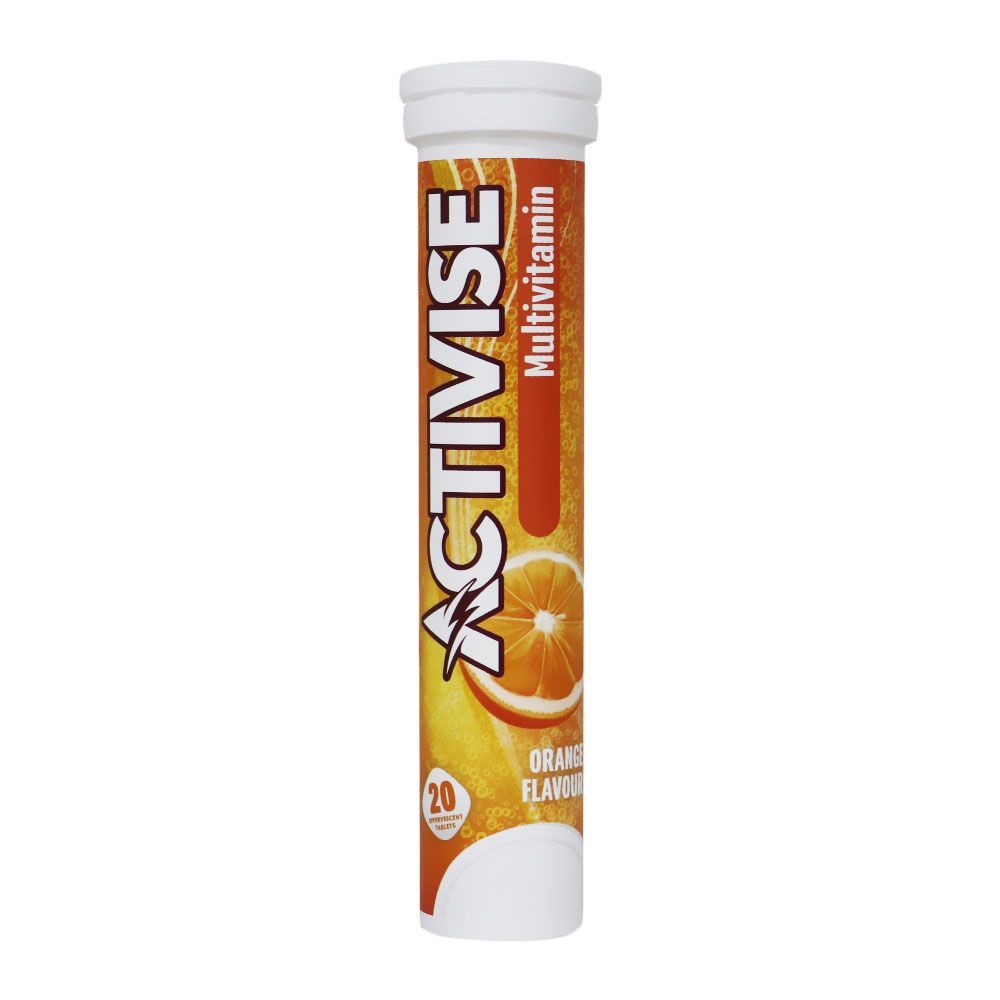 Activise Multivitamins Effervescent Tablets, Orange Flavor, 20's 1+1 PROMO Pack