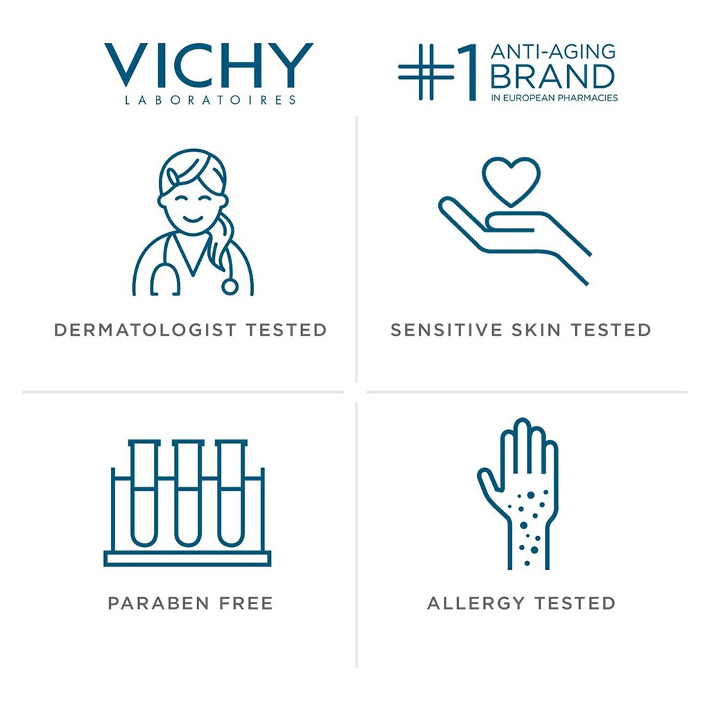 Vichy 48 Hours Anti Perspirant Beauty Deodorant Roll-On For Women 50ml, Buy 1 Get 50% Off On 2nd Piece, Promo Pack