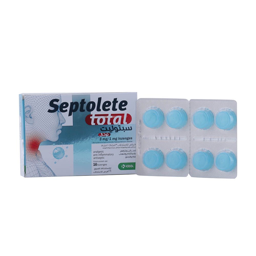 Septolete Total Oral Lozenges 16's