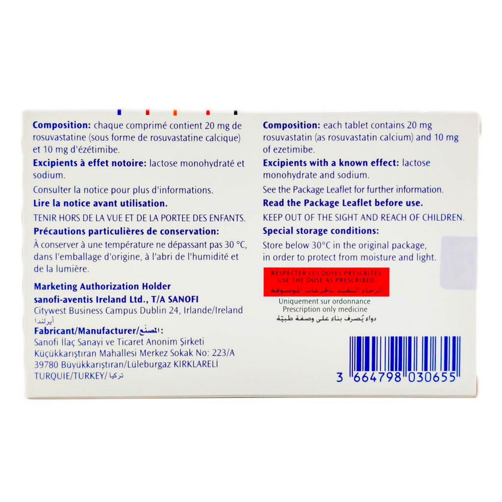 Zympass 20mg/10mg Tablets, Pack of 30's