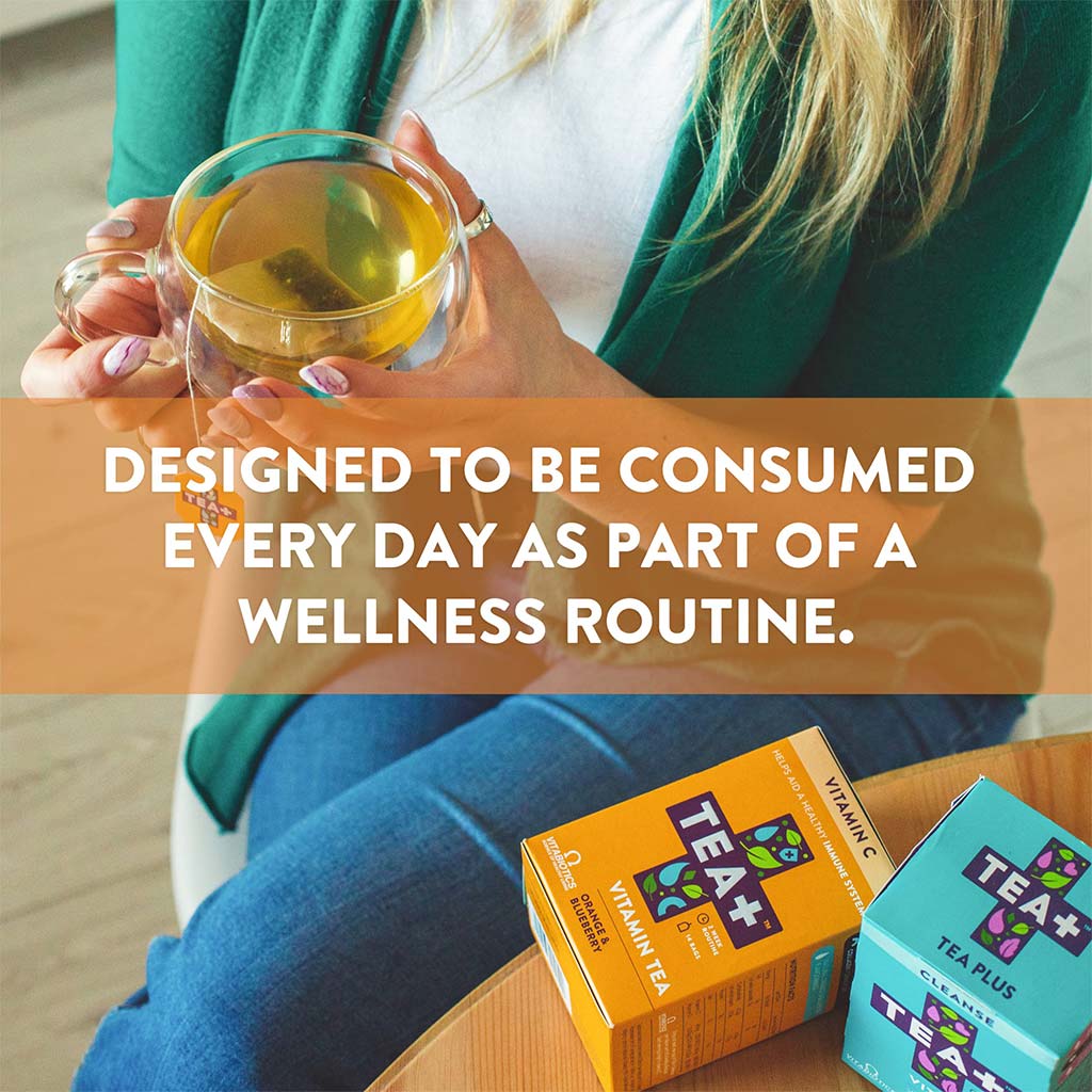 Vitabiotics Tea+ Vitamin C Vitamin Tea For Immune Support, Pack of 14's