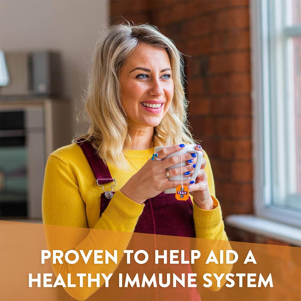 Vitabiotics Tea+ Vitamin C Vitamin Tea For Immune Support, Pack of 14's