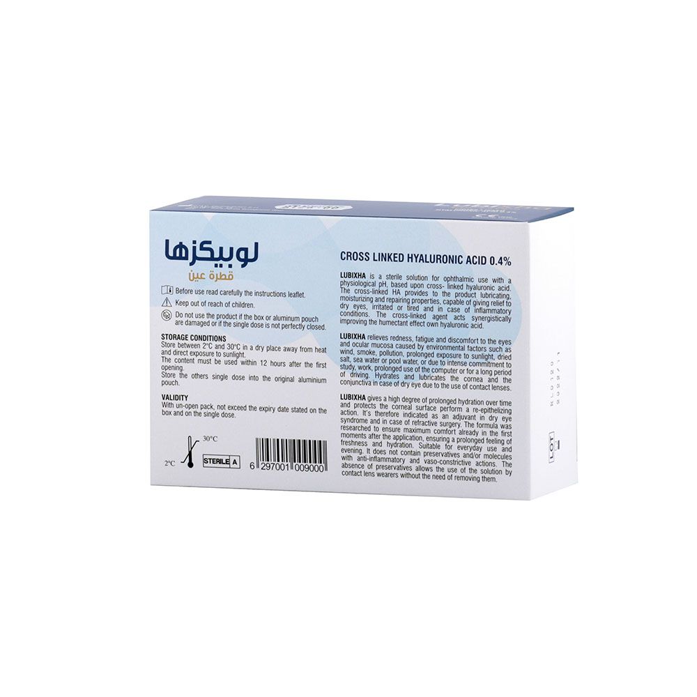 Lubixha 0.4% Eye Drops 0.5mL 30's