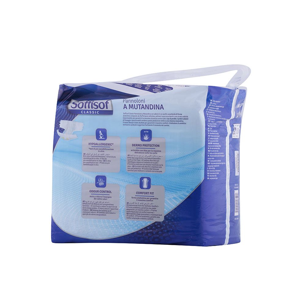 Soffisof Classic Adult Diaper 70-110 cm Medium 15's