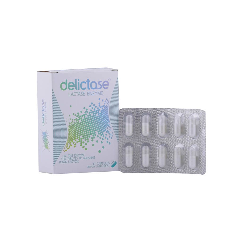 Delictase Lactase Enzyme Capsules 30's