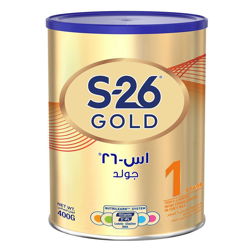 S-26 Gold Stage 1 Baby Milk Formula For 0 To 6 Months 400g