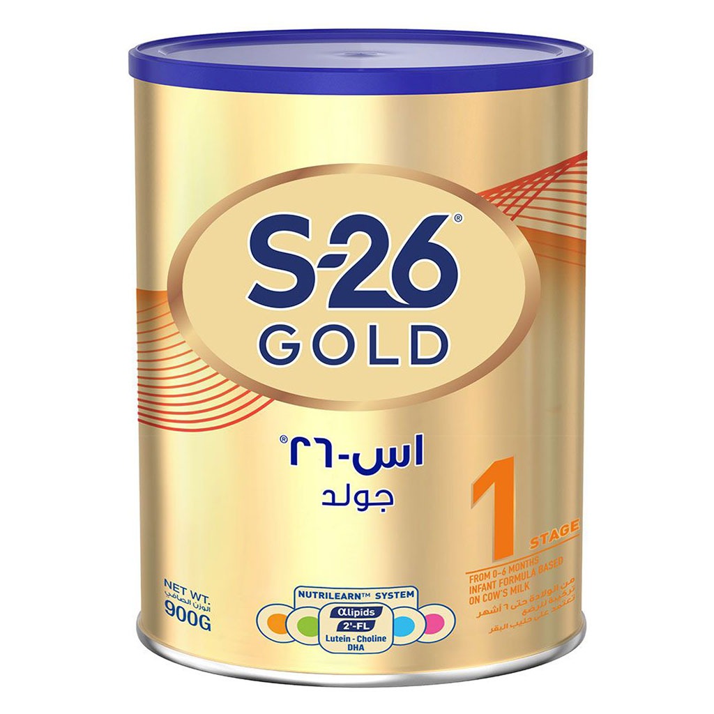 S-26 Gold Stage 1 Baby Milk Formula For 0 To 6 Months 900g