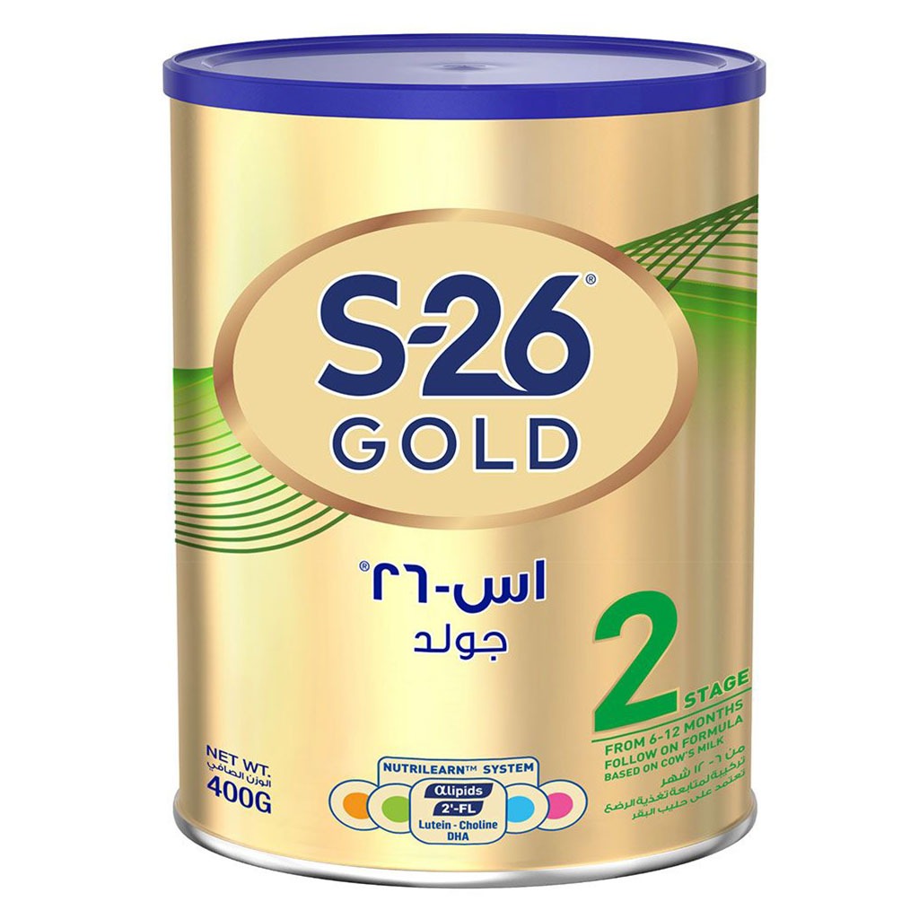 S-26 Gold Stage 2 Infant Milk Formula For 6 To 12 Months 400g