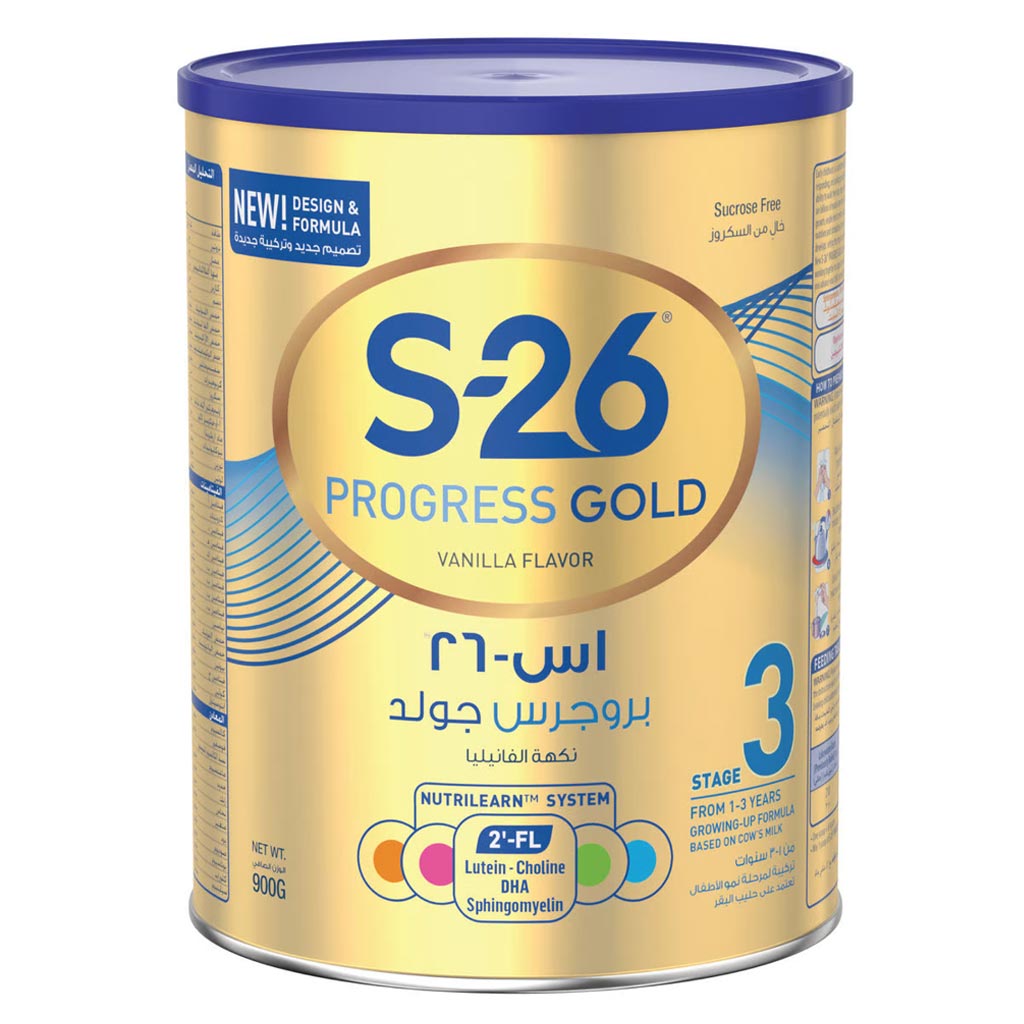 S-26 Gold Stage 3 Toddlers Milk Formula For 1 To 3 Years 900g