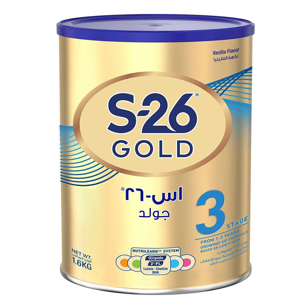 S-26 Gold Stage 3 Toddlers Milk Formula For 1 To 3 Years 1600g