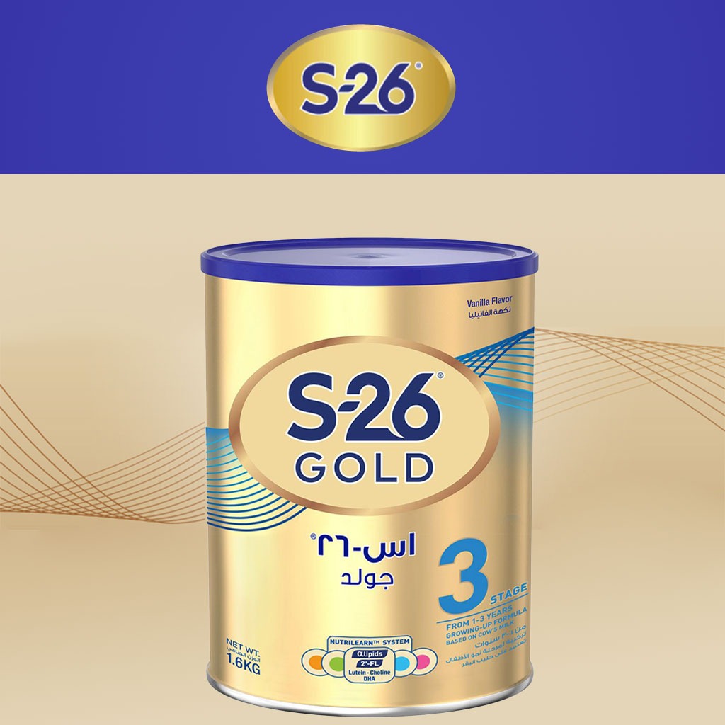 S-26 Gold Stage 3 Toddlers Milk Formula For 1 To 3 Years 1600g