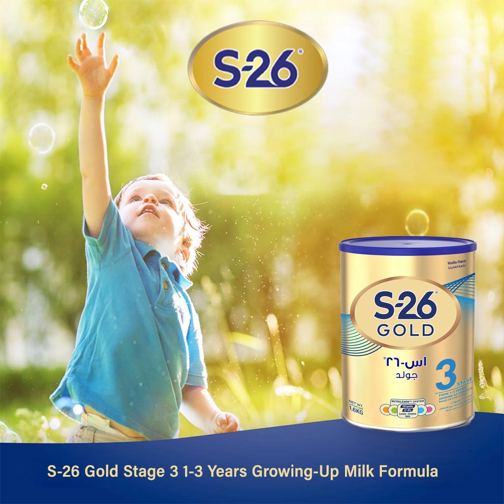 S-26 Gold Stage 3 Toddlers Milk Formula For 1 To 3 Years 1600g