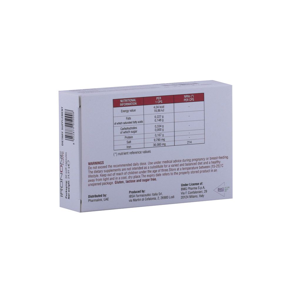 Ironone Forte Soft Capsule 30's