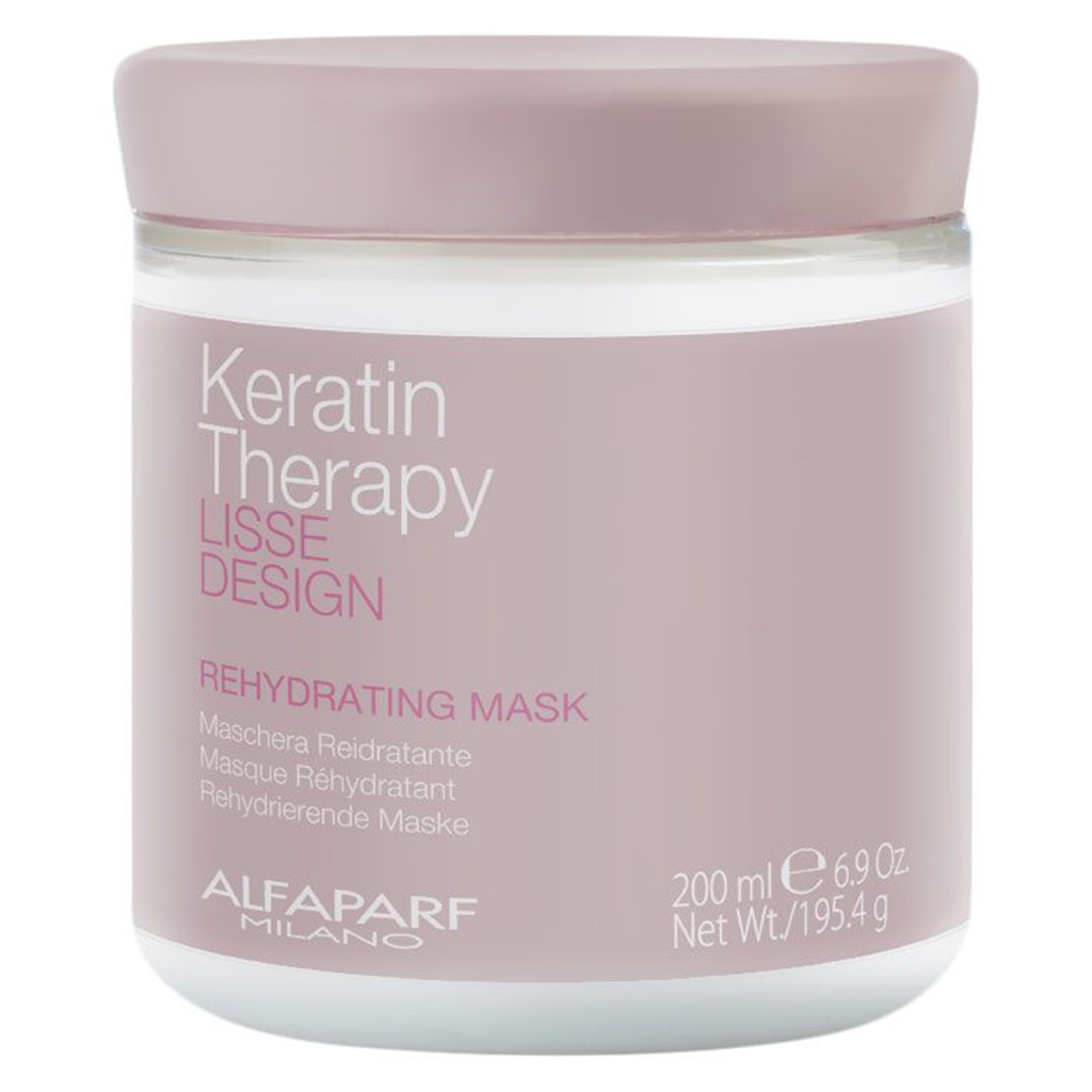 Alfaparf Keratin Therapy Lisse Design Hair Smoothing Rehydrating Hair Mask 200ml