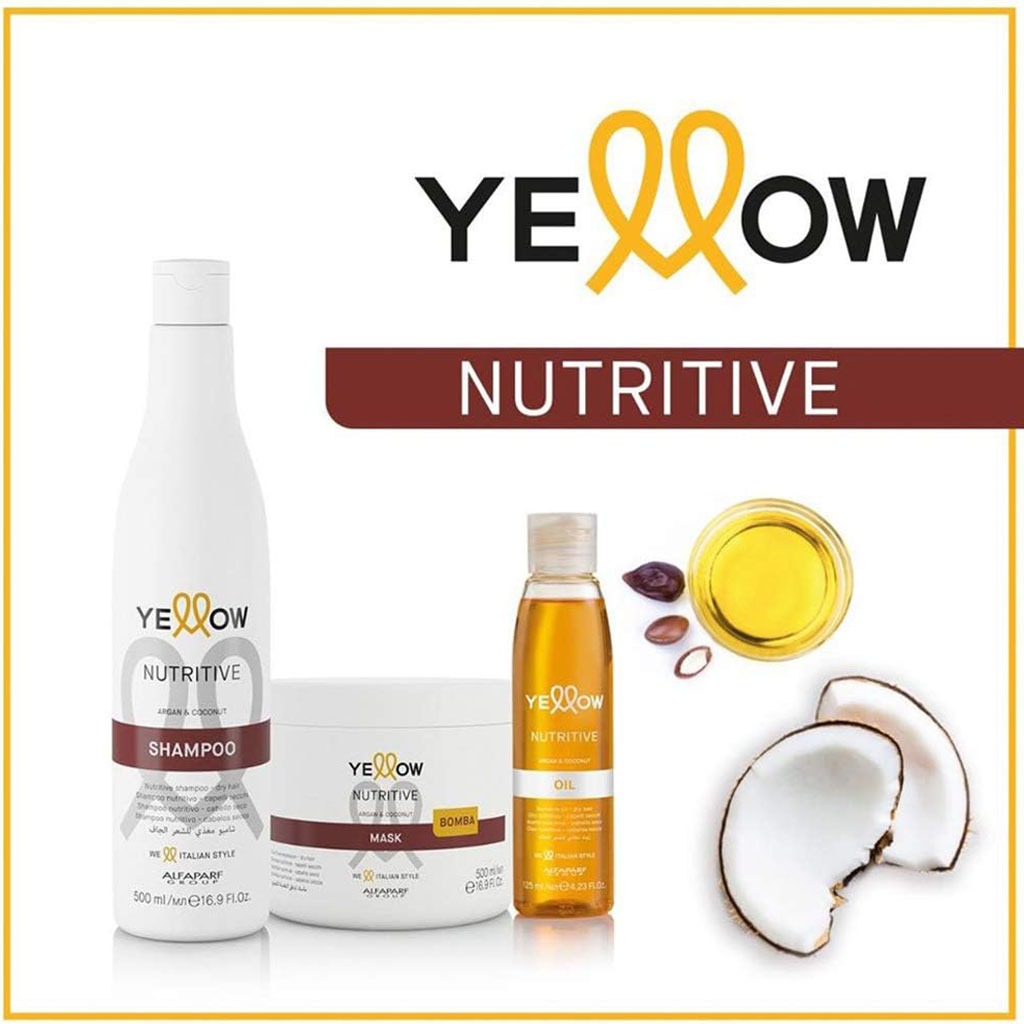 Alfaparf Yellow Nutritive Argan and Coconut Oil For Dry Hair 125ml