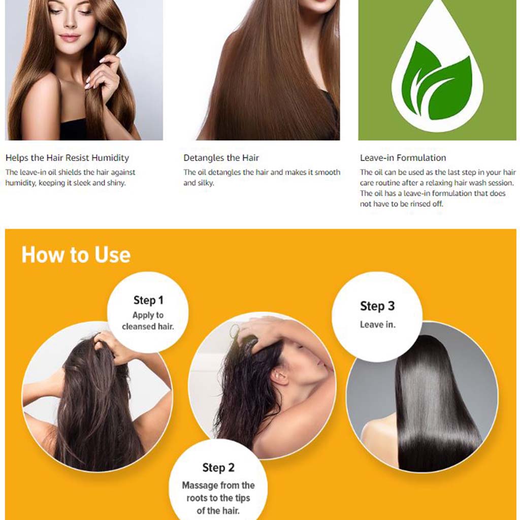 Alfaparf Precious Nature Leave-In Hair Oil With Prickly Pear And Orange For Long & Straight Hair 100ml