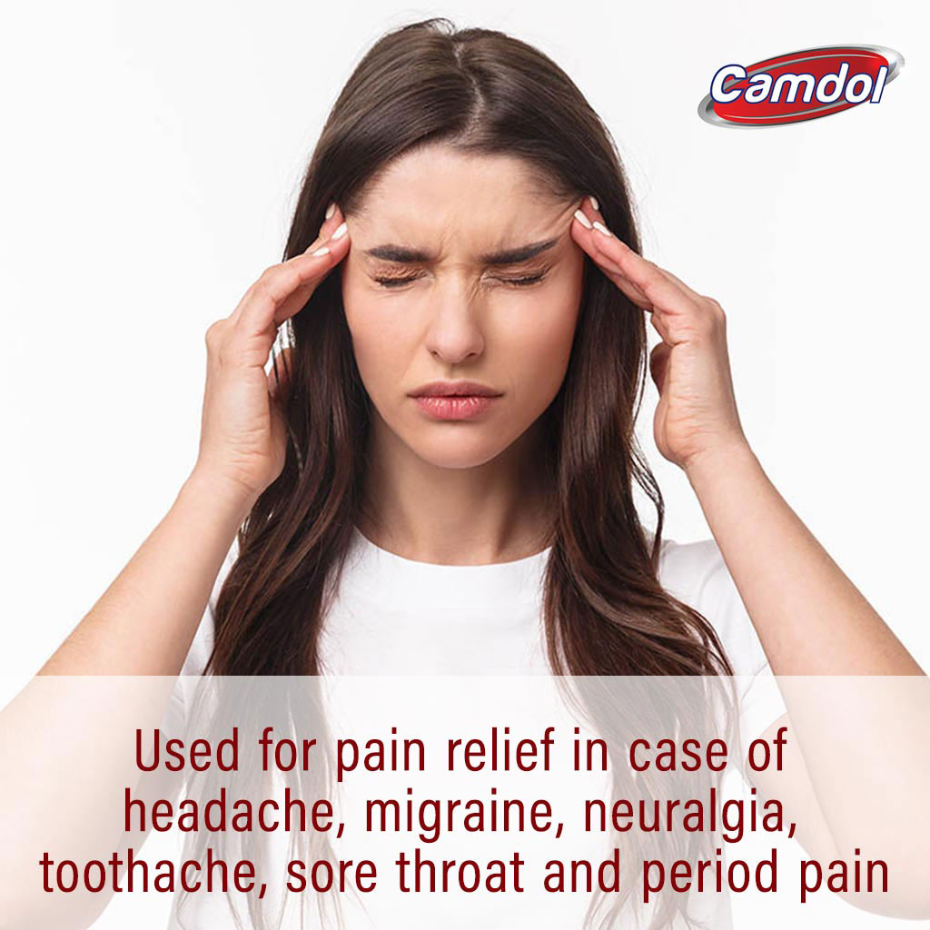 Camdol Paracetamol 500mg Tablets, Pack of 24's