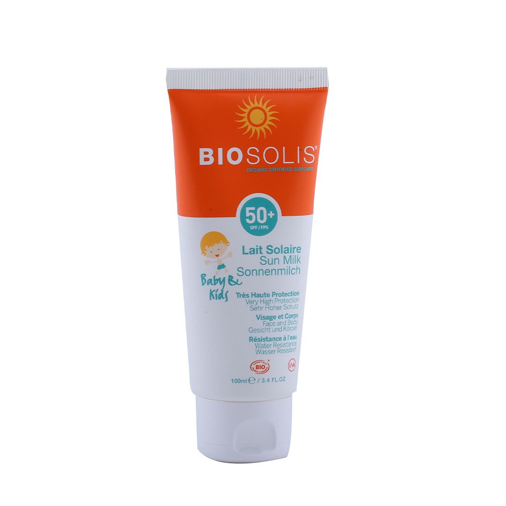 Biosolis Baby And Kids Sun Milk SPF50+ Cream 100 mL