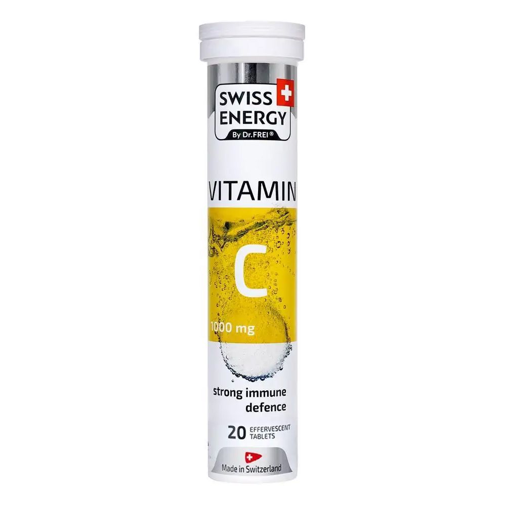 Swiss Energy Vitamin C 1000 mg Effervescent Tablets 20's