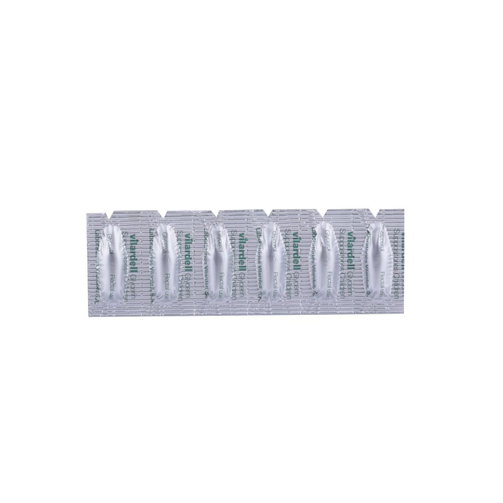 Vilardell Glycerin 1.5g Children Suppositories 12's