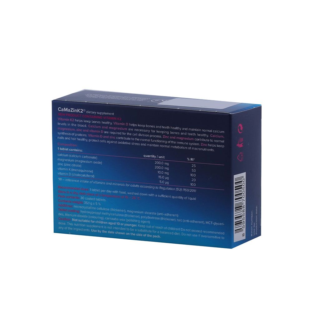 CaMaZinK2 Tablet 30's