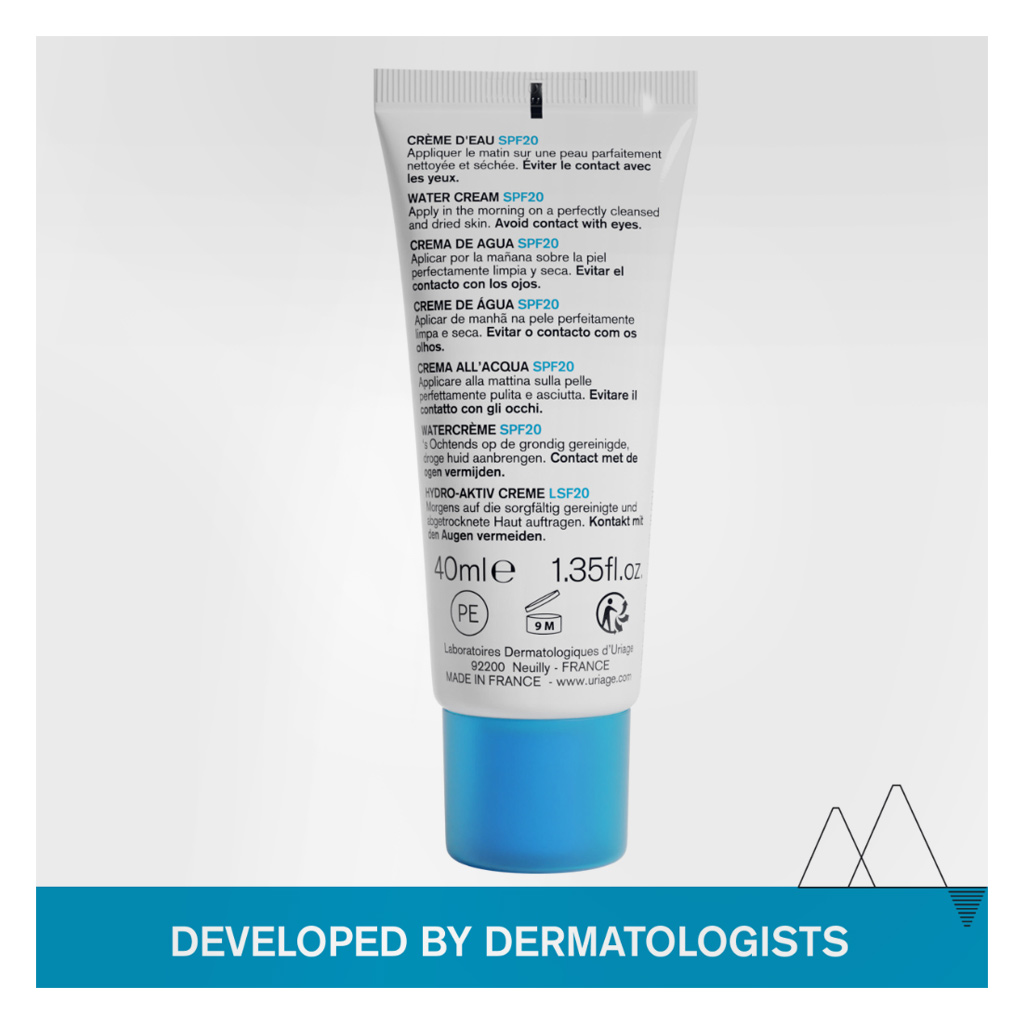 Uriage Eau Thermale SPF20 Light Water Cream For All Skin Types 40ml