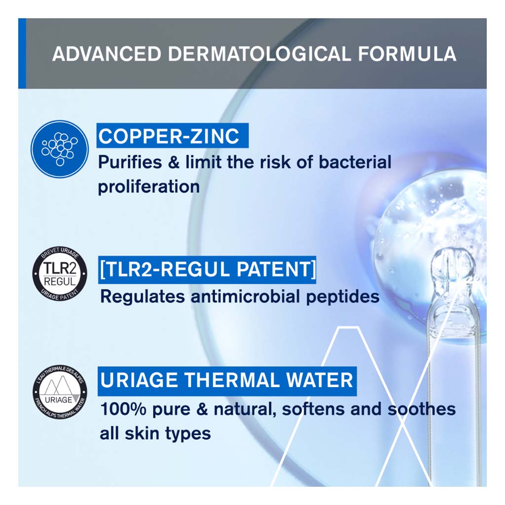 Uriage Bariederm-CICA Cleansing Gel With Copper & Zinc 200ml