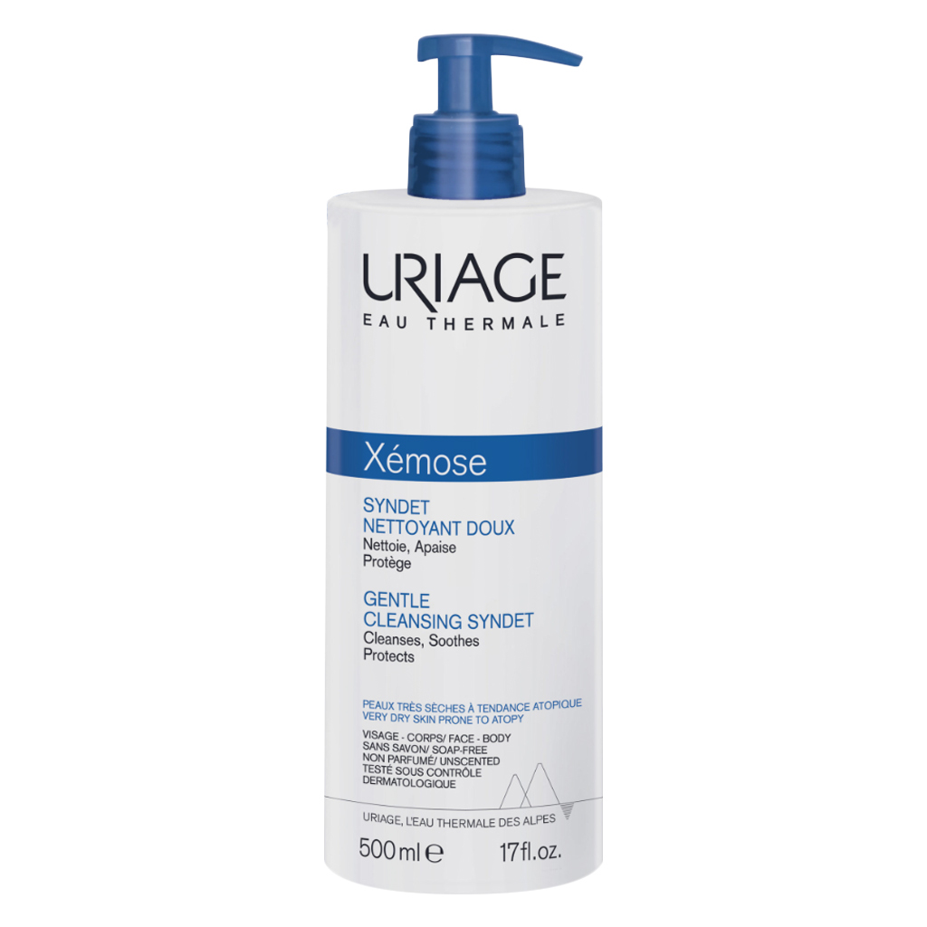 Uriage Xemose Soap-Free Gentle Cleansing Syndet For Very Dry & Atopic Skin 500ml
