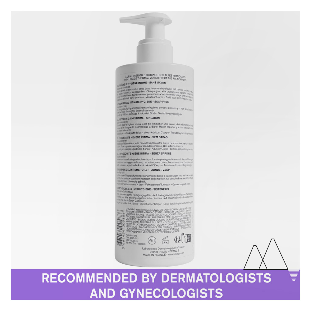Uriage Gyn-Phy Refreshing Intimate Hygiene Protective Cleansing Gel 500ml