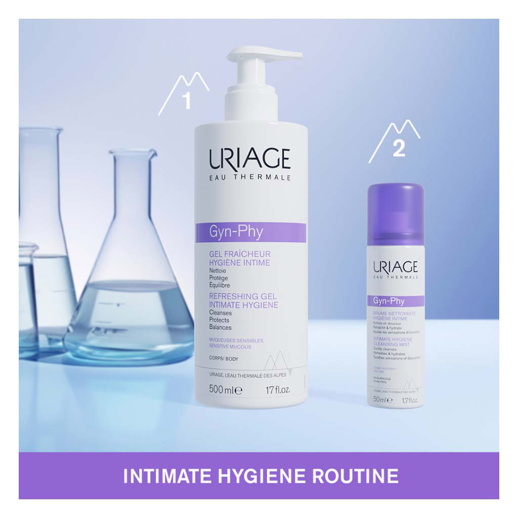 Uriage Gyn-Phy Refreshing Intimate Hygiene Protective Cleansing Gel 500ml