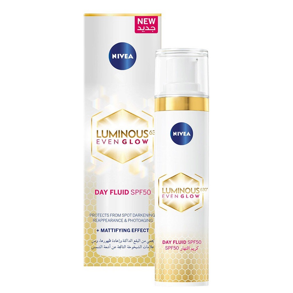 Nivea Luminous630 Even Glow SPF50 Sunscreen Fluid 40ml