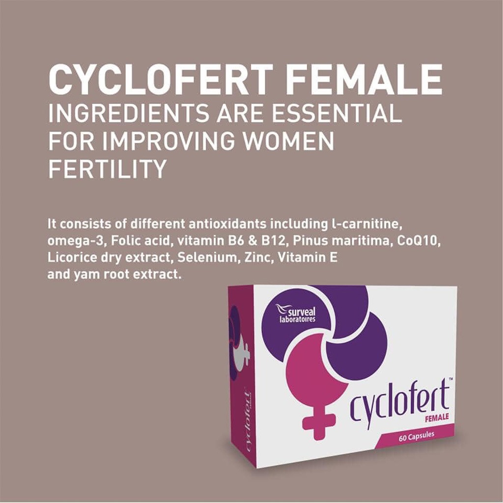 Cyclofert Female Capsule 60's