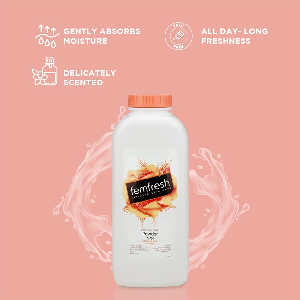 Femfresh Everyday Care Re-Balance Intimate Skin Care Powder With Aloe Vera 200 g