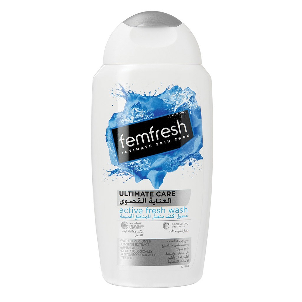 Femfresh Ultimate Care Active Fresh Intimate Wash 250 mL
