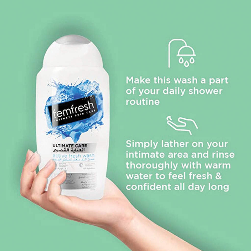 Femfresh Ultimate Care Active Fresh Intimate Wash 250 mL