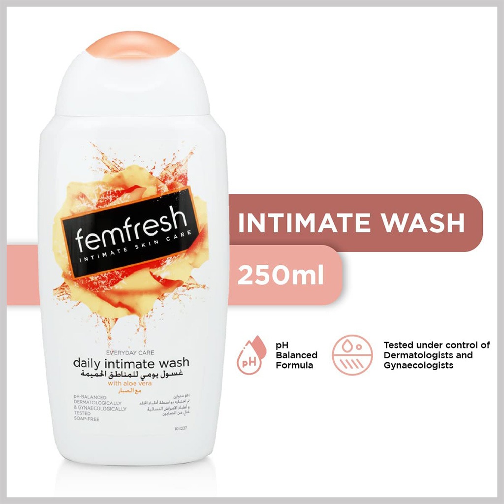 Femfresh Everyday Care Daily Intimate Skin Care Wash With Aloe Vera 250 mL