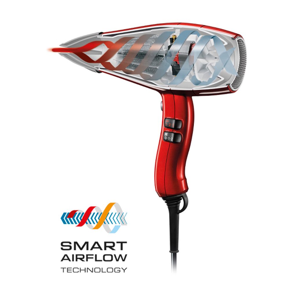 Valera Swiss Silent Jet 8500 2000W Ionic Hair Dryer Red 586.02
