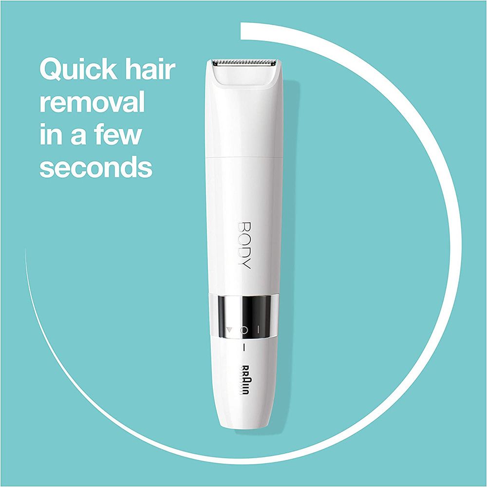 Braun Hello Body Goodbye Hair Mini Trimmer White BS1000