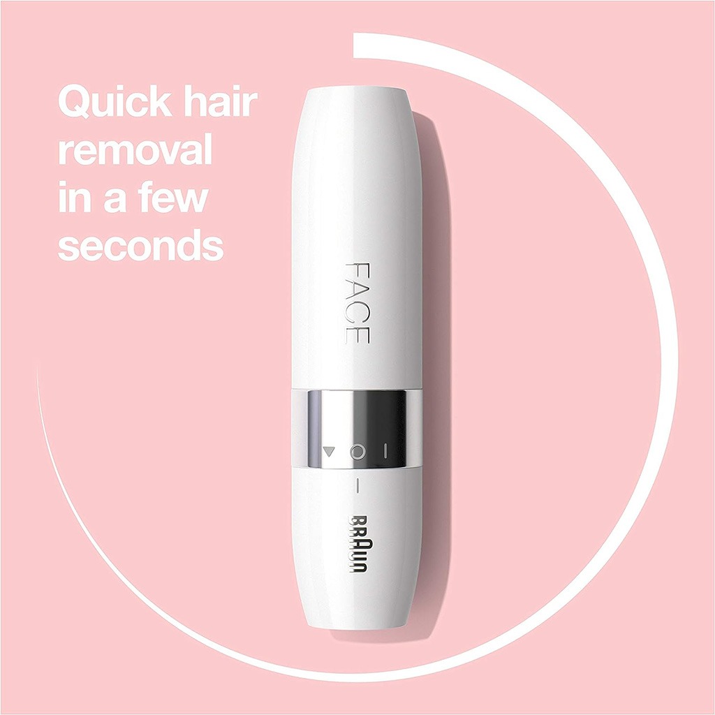 Braun Hello Face Goodbye Hair Mini Hair Remover White FS1000