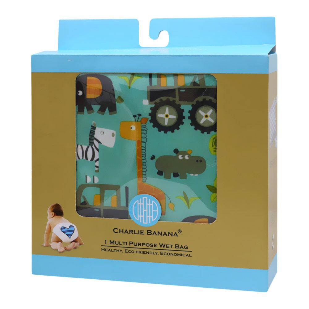 Charlie Banana Multi Purpose Wet Bag Gone Safari 1's 888335
