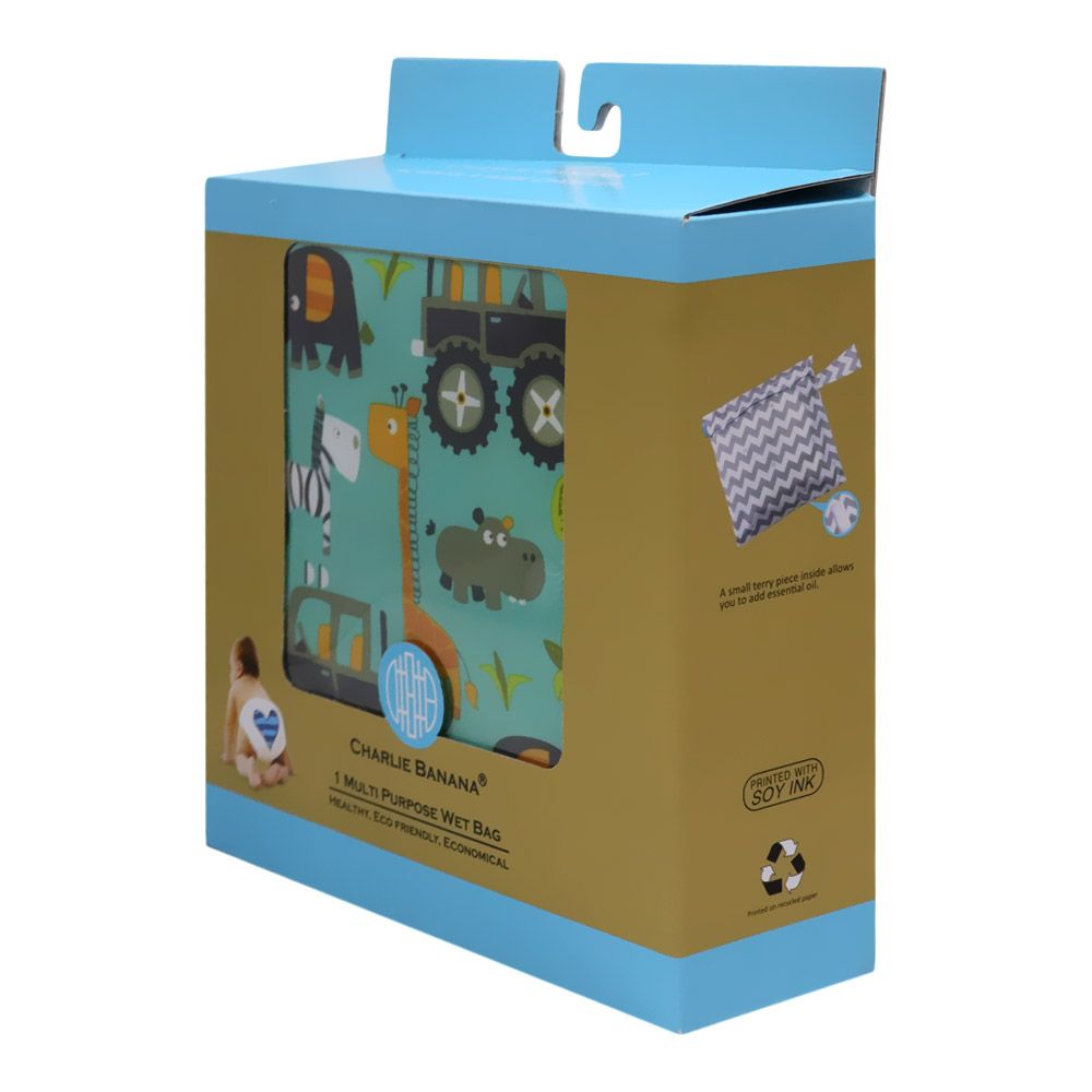 Charlie Banana Multi Purpose Wet Bag Gone Safari 1's 888335