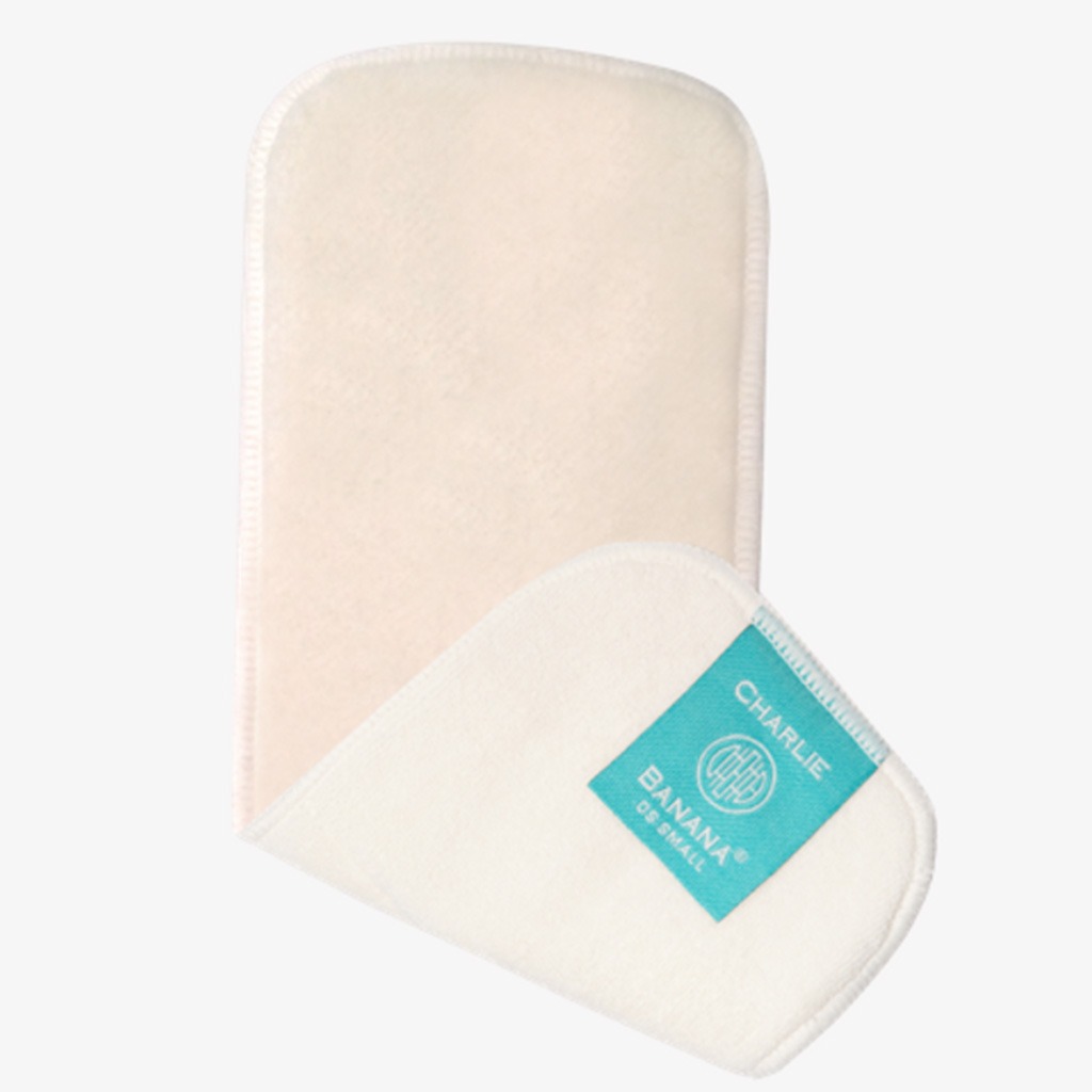 Charlie Banana Reusable Hemp And Cotton Inserts For Cloth Diapers - Medium/Large, Pack of 3's