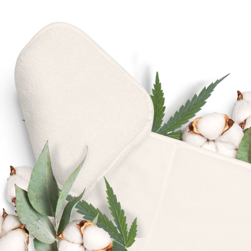 Charlie Banana Reusable Hemp And Cotton Inserts For Cloth Diapers - Medium/Large, Pack of 3's