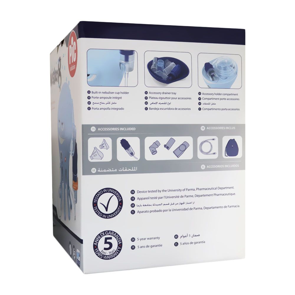 Pic Solution Mister 8 Micro-Piston Octopus Nebulizer for children